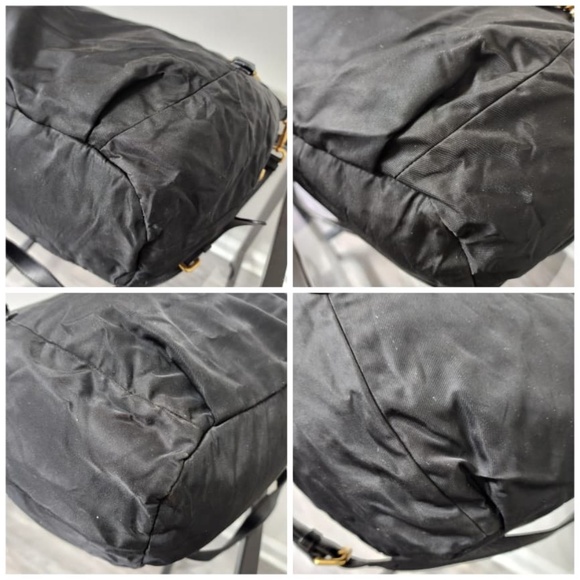 Authentic Prada Nylon Top Handle/Satchel Bag Black - Picture 6 of 10